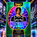 2024 Select STEPHON CASTLE Neon Icons Green Rookie Spurs
