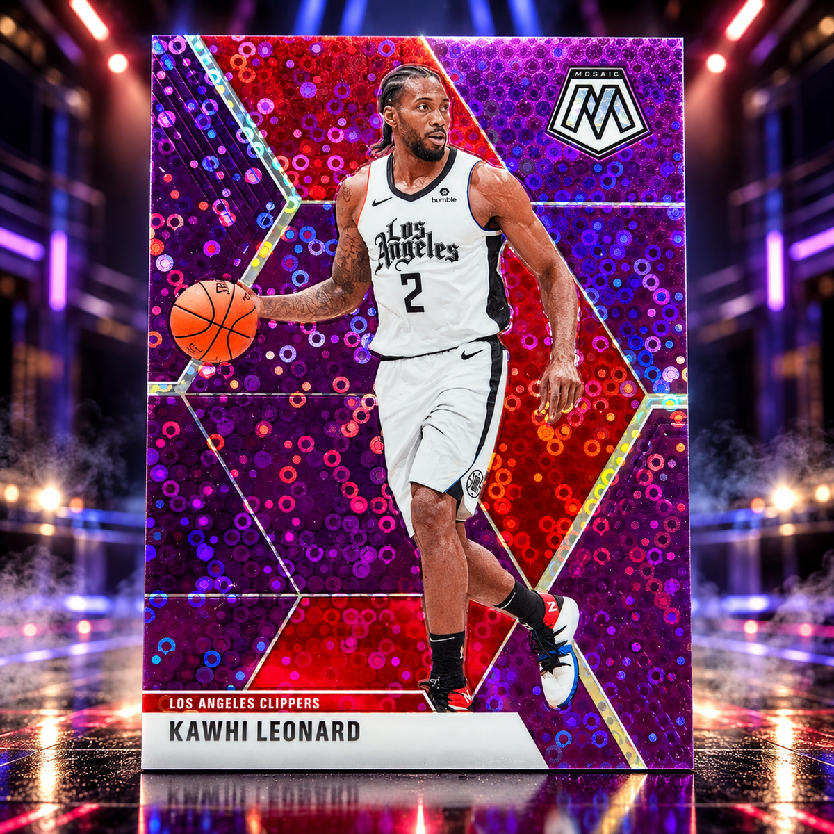2019 Mosaic KAWHI LEONARD Purple Fast Break /50 Clippers
