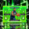 2021 Obsidian ANTHONY EDWARDS Pitch Black Green Flood Short Print Wolves