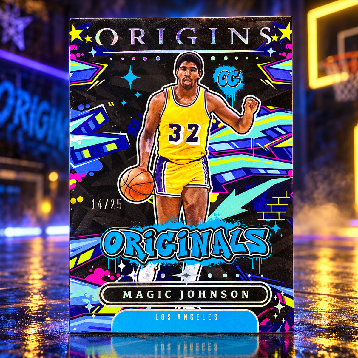 2025 Panini Origins MAGIC JOHNSON Originals Turquoise /25 Lakers
