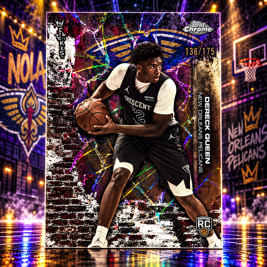 2025 Cactus Jack DERIK QUEEN Rookie Lazer /175 Pelicans