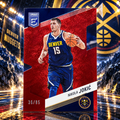 2022 Donruss Elite NIKOLA JOKIC Die Cut Red /85 Nuggets ©