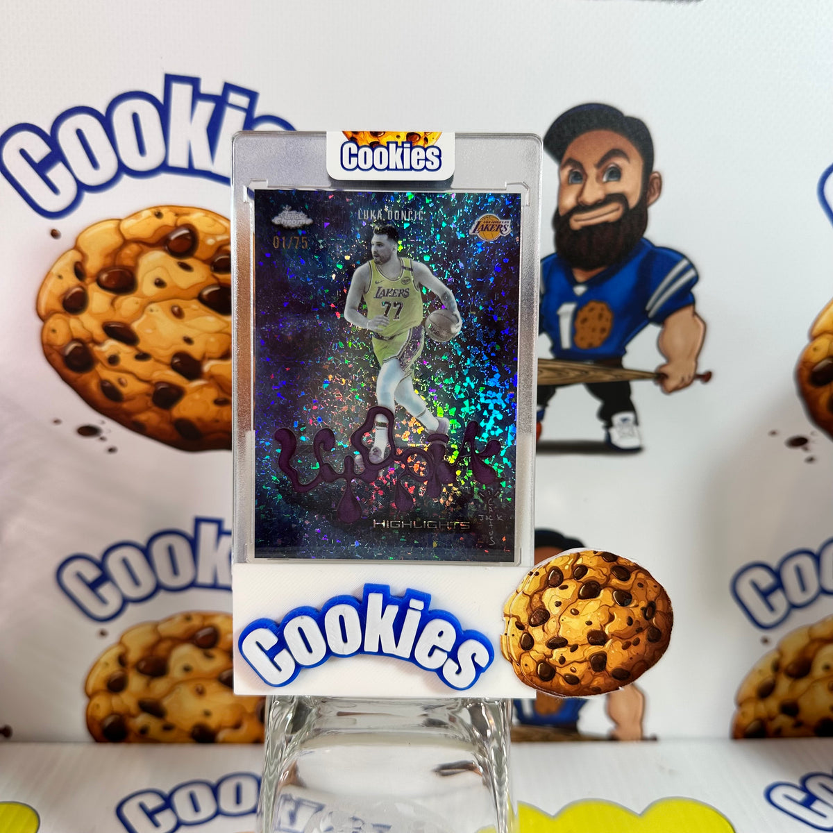 2025 Cactus Jack LUKA DONCIC Utopia Purple Mini Diamond 01/75 First Print Colour Match Lakers