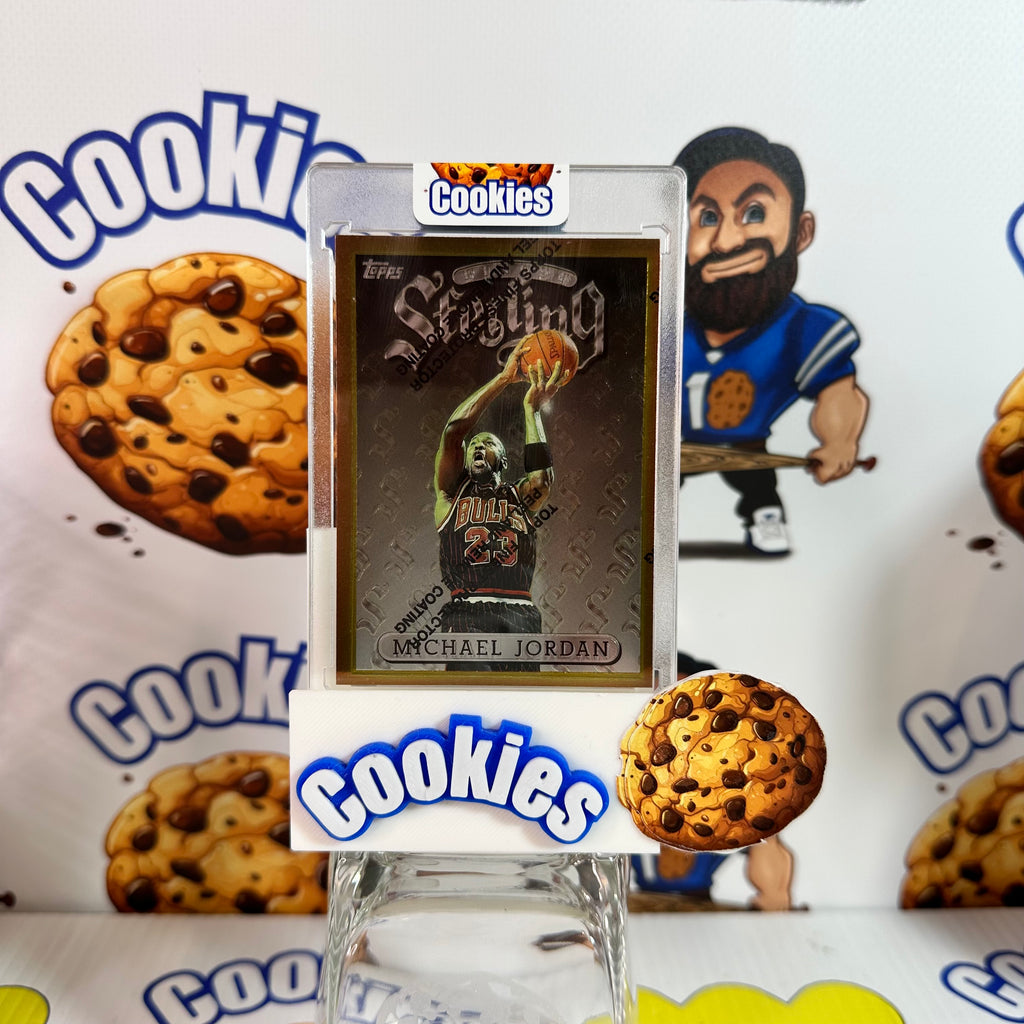 1996 Topps Finest MICHAEL JORDAN Sterling With Protectve Coating Bulls