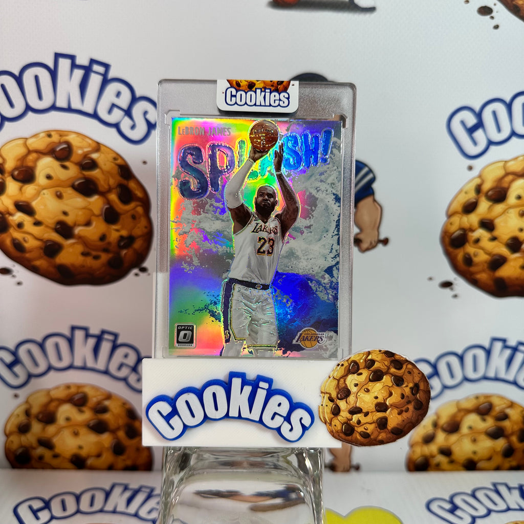 2021 Donruss Optic LeBRON JAMES Splash Silver Lakers