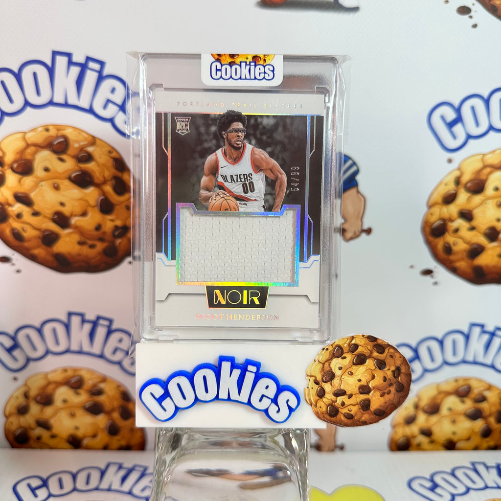 2023 NOIR SCOOT HENDERSON Rookie Jumbo Patch /99 Blazers