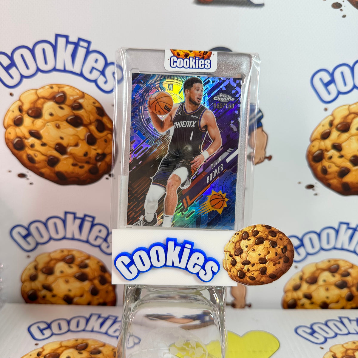 2025 Topps Chrome Update DEVIN BOOKER Go Time Blue /150 Suns