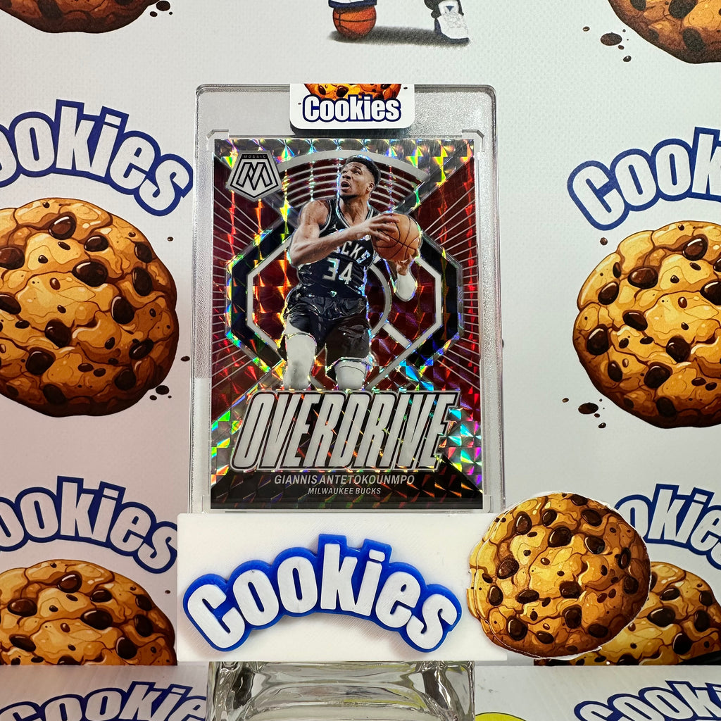2023 Mosaic GIANNIS ANTETOKOUNMPO Overdrive Silver Mosaic Bucks