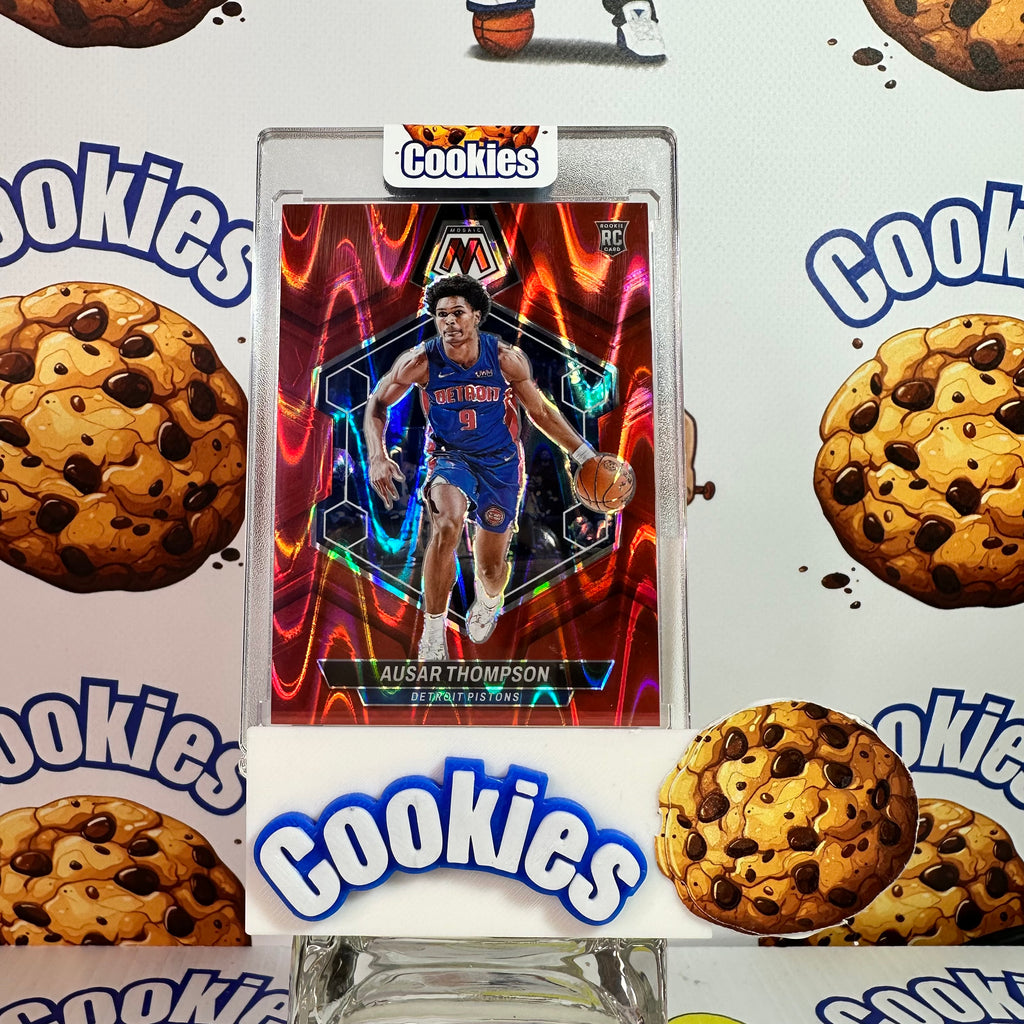 2023 Mosaic AUSAR THOMPSON Rookie Red Tectonic /299 Pistons