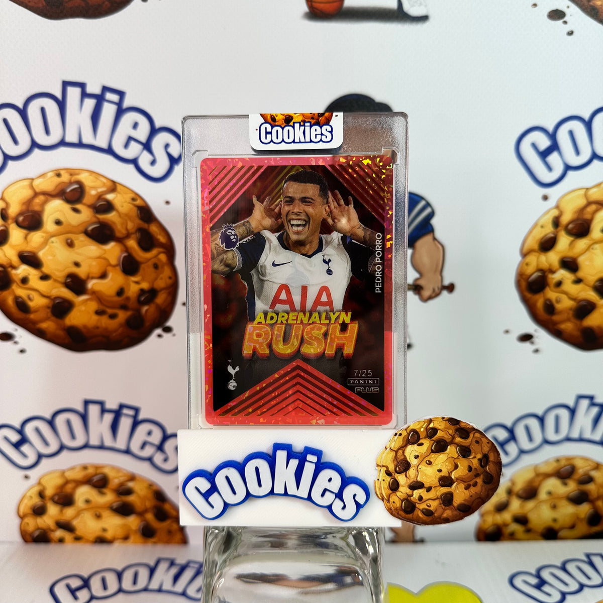 2025 Adrenalyn XL PEDRO PORRO Adrenalyn Rush Red Parallel /25 Hotspur (C)