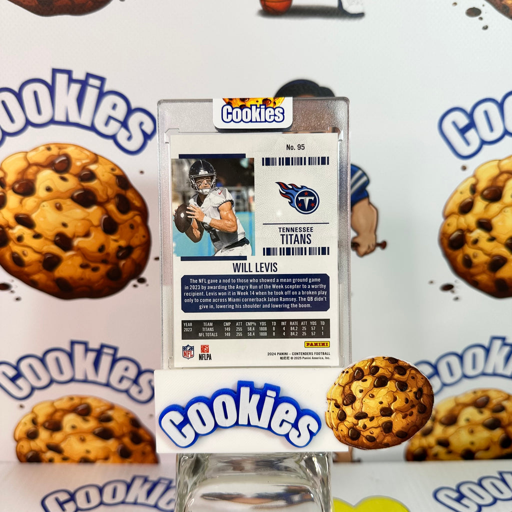2024 Contenders WILL LEVIS Game Ticket Gold /10 Titans (C)