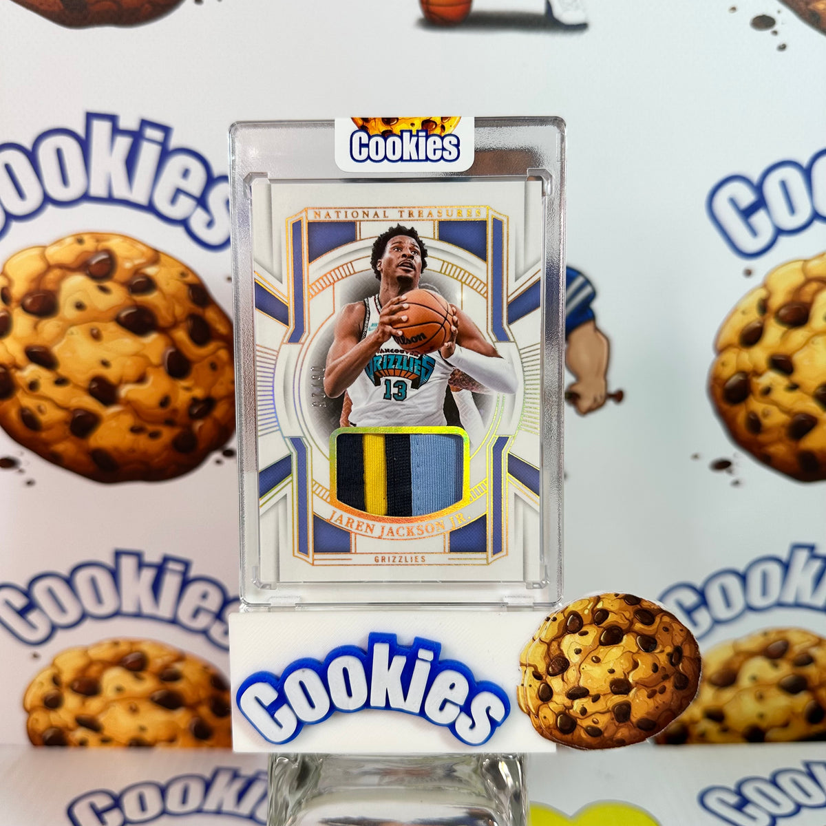 2024 National Treasures JAREN JACKSON JR. Franchise Features Patch Prime /25 Game Used Grizzlies (C)