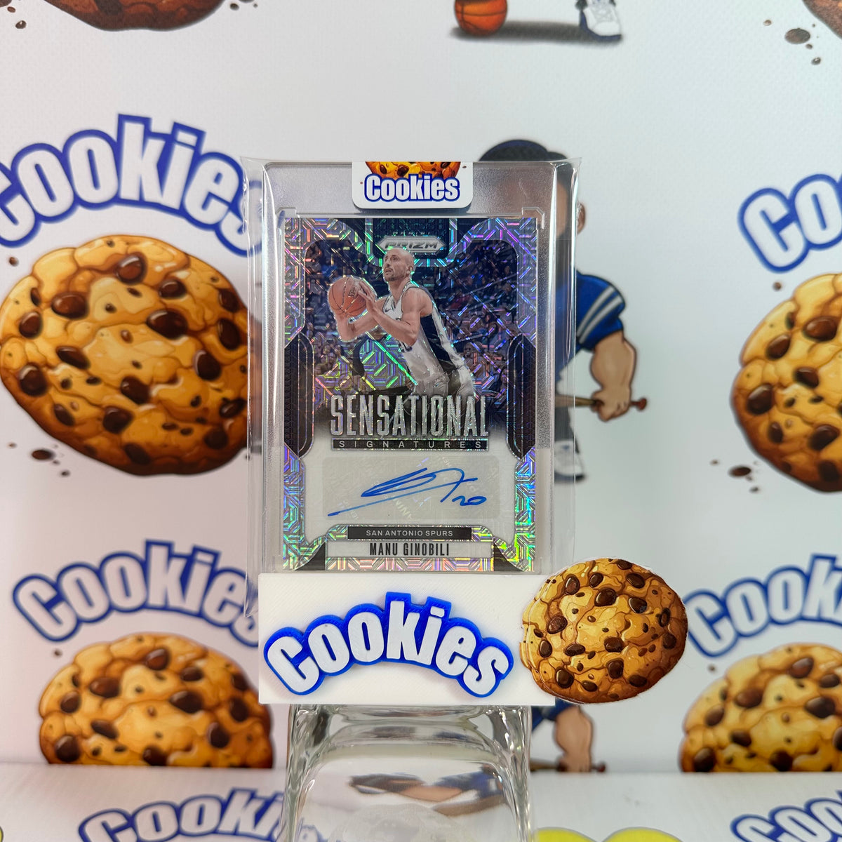 2024 Prizm MANU GINOBILI Sensational Signatures Mojo Auto /25 Spurs ©