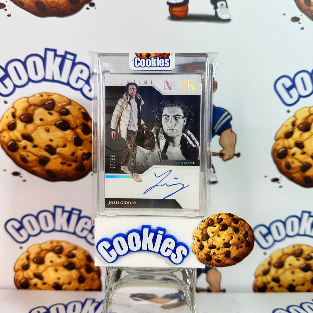 2022 NOIR JOSH GIDDEY Showtime Auto /99 On Card OKC