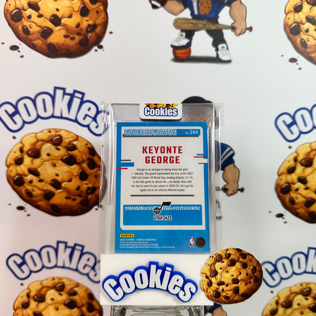 2023 Donruss KEYONTE GEORGE Rated Rookie Red Fireworks /88 Jazz ©