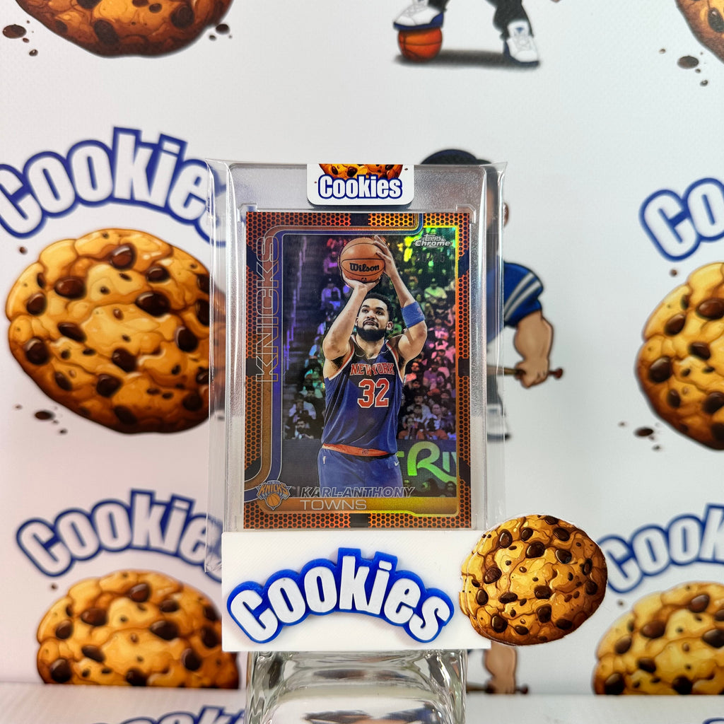 2025 Topps Chrome KARL-ANTHONY TOWNS Orange Basketball Print /25 Knicks