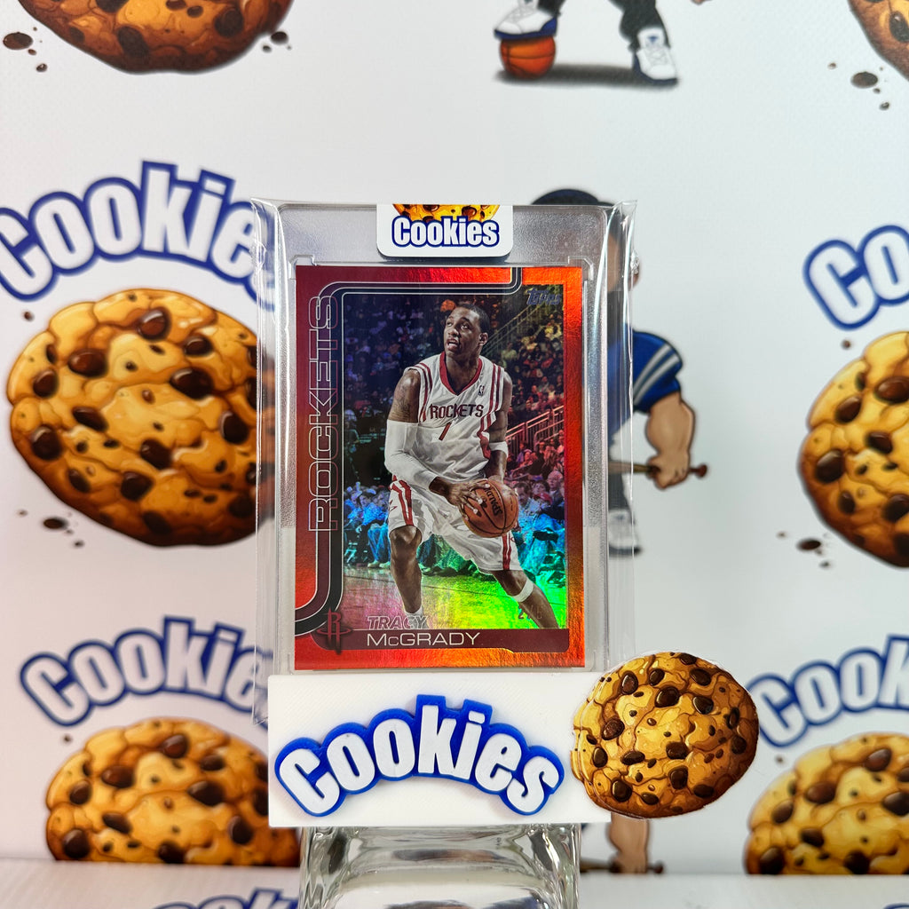 2025 Topps Flagship TRACY McGRADY True Red 2/5 Rockets ©