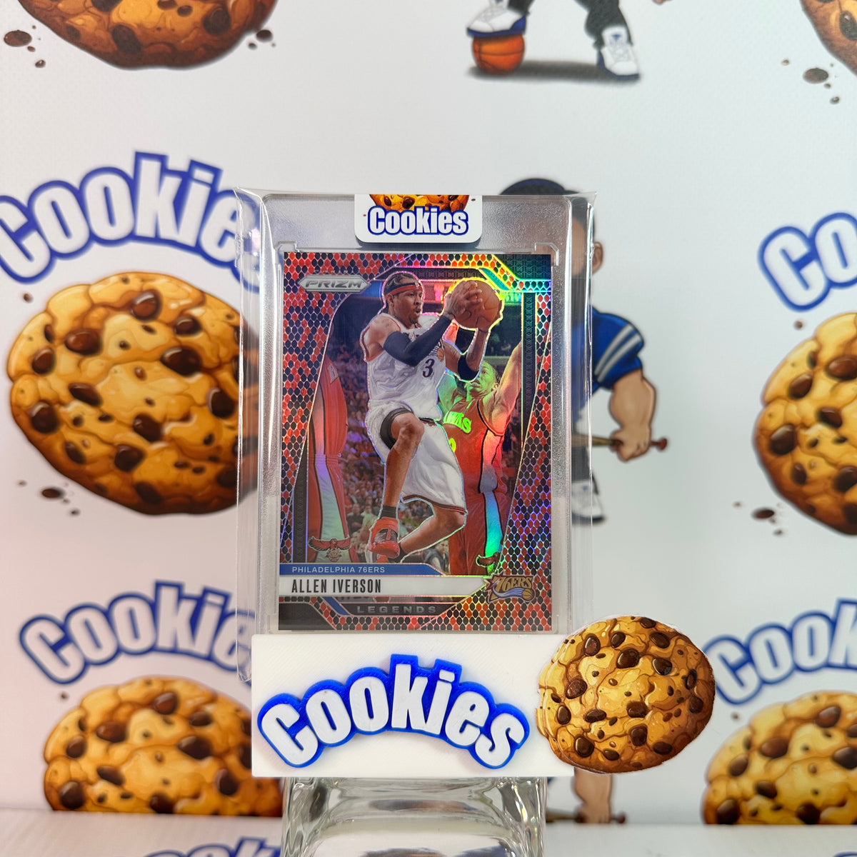 2024 Prizm ALLEN IVERSON Snakeskin SSP Sixers ©