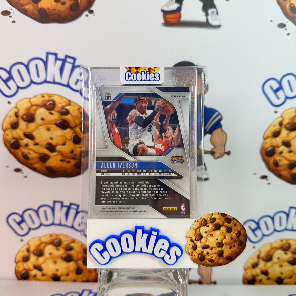 2024 Prizm ALLEN IVERSON Snakeskin SSP Sixers ©
