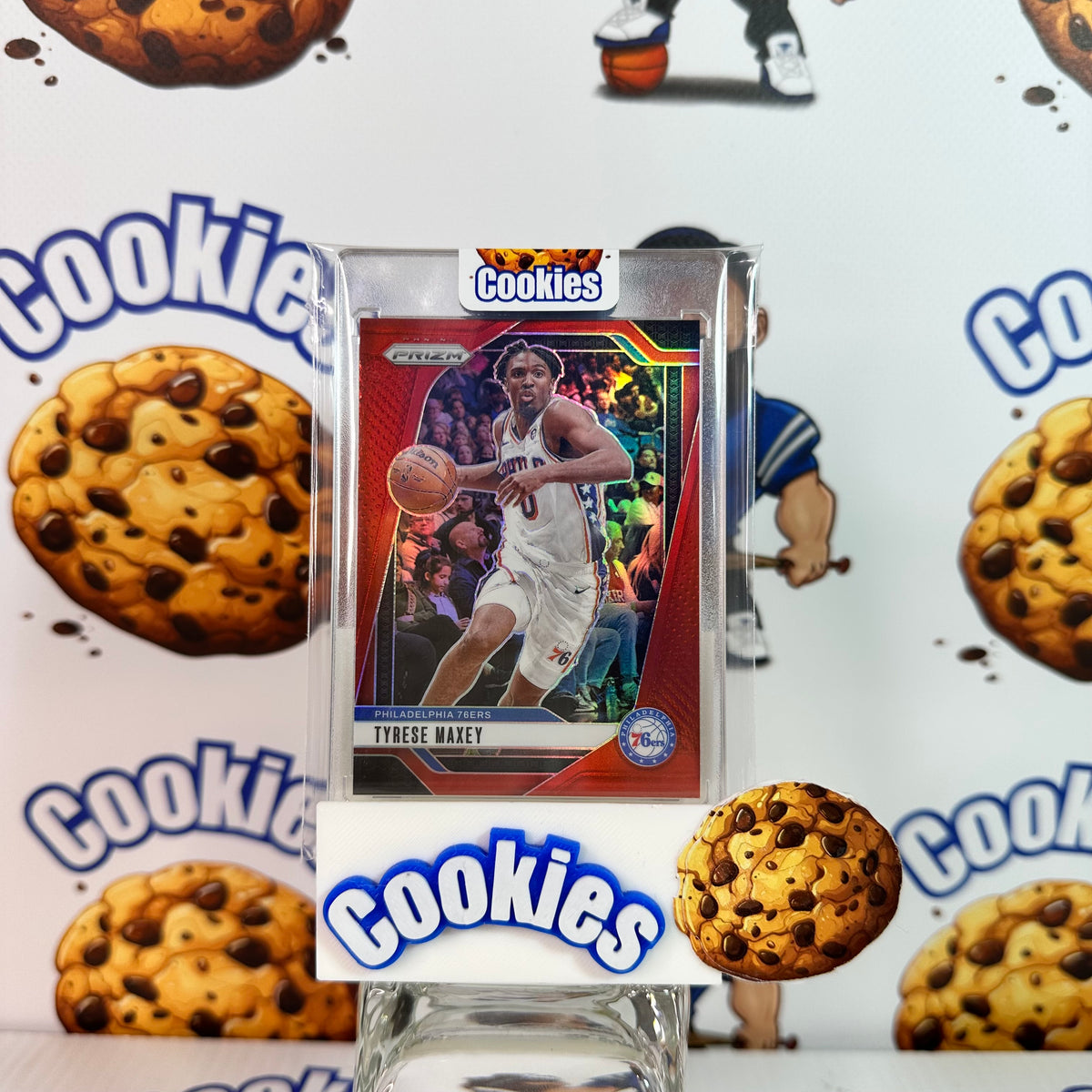 2024 Prizm TYRESE MAXEY Red /299 Sixers ©