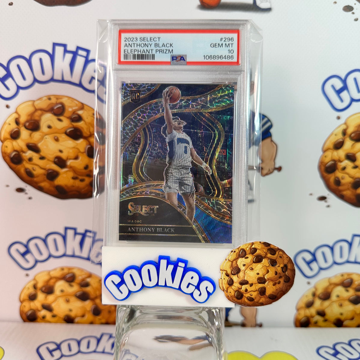 2023 Select ANTHONY BLACK Courtside Rookie Elephant PSA 10 Magic ©