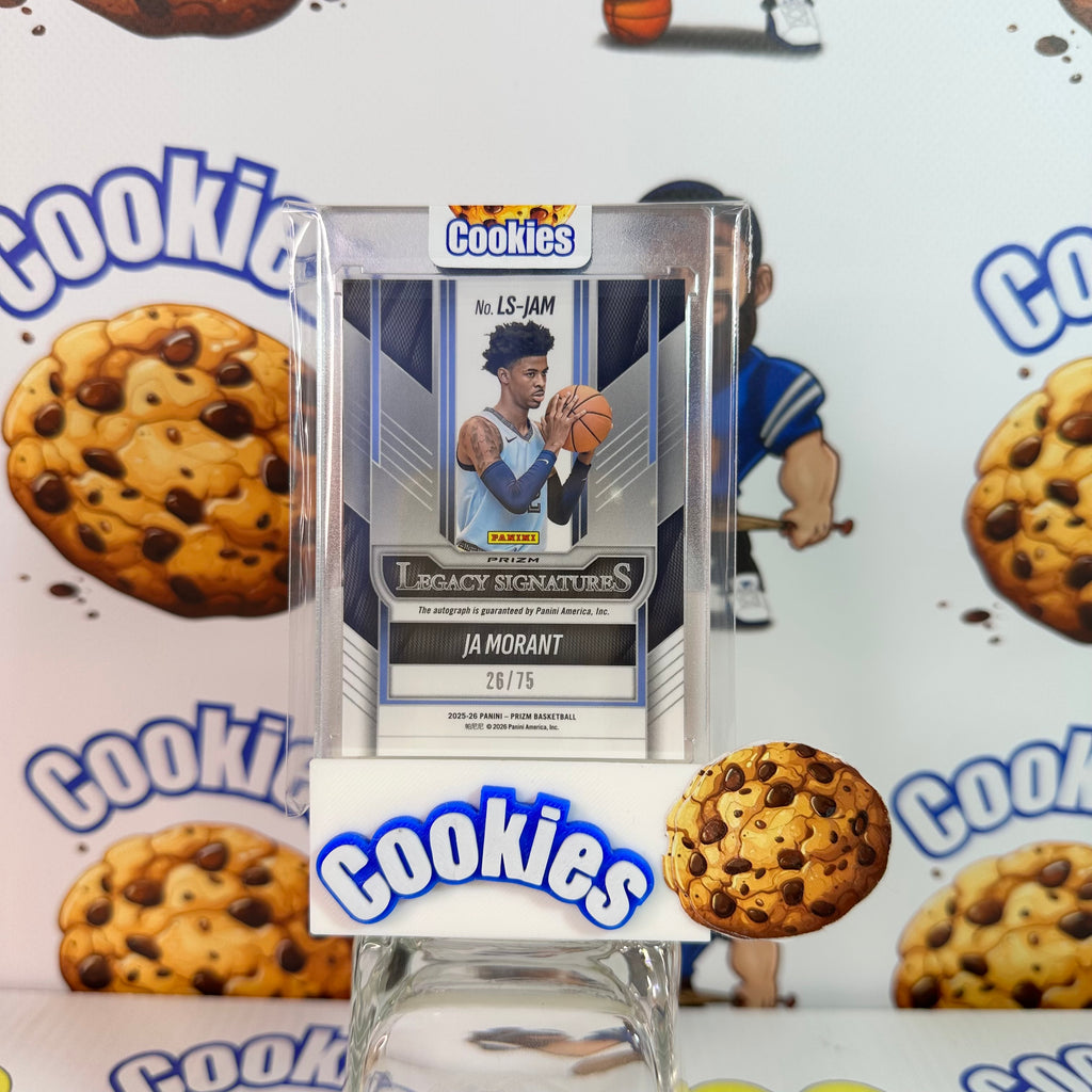 2025 Prizm JA MORANT Legacy Signatures Red Power /25 Grizzlies ©