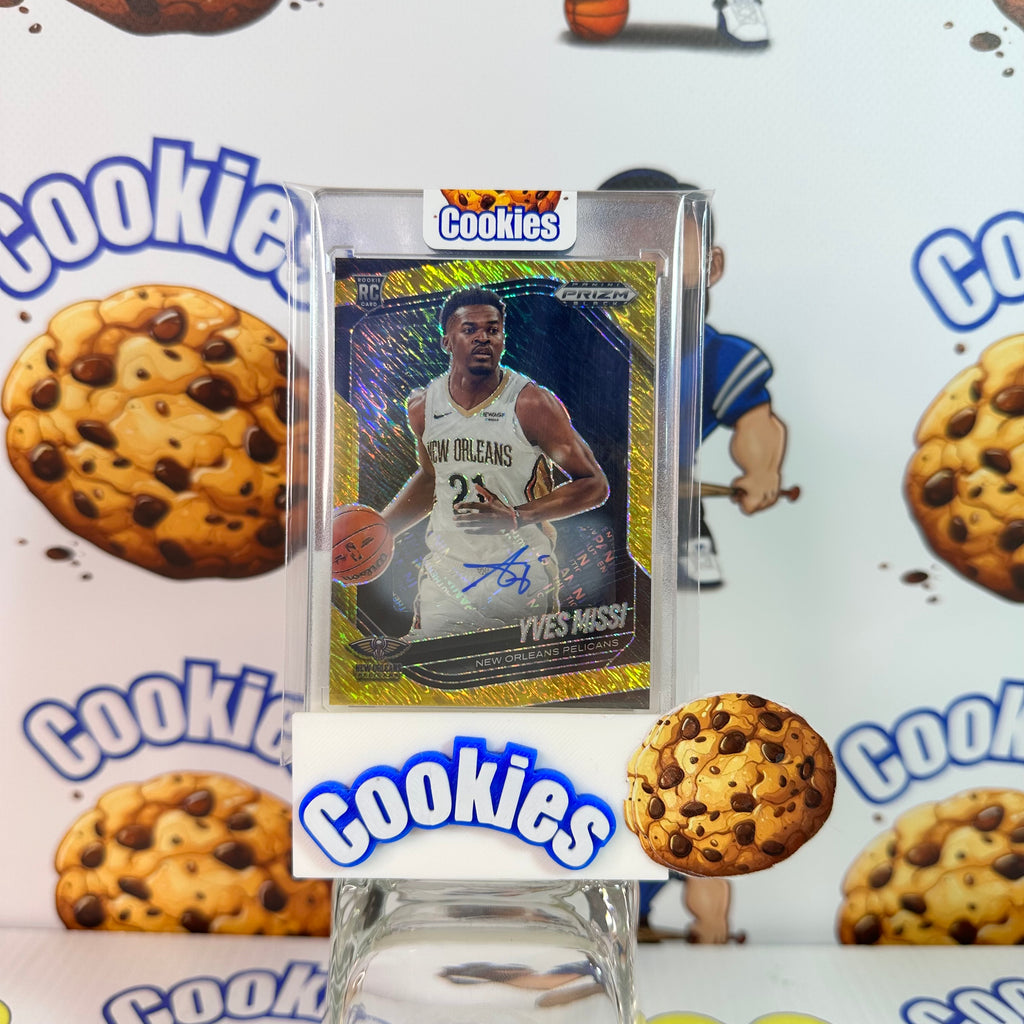 2024 Prizm Black YVES MISSI Gold Shimmer Rookie Auto /10 Pelicans ©