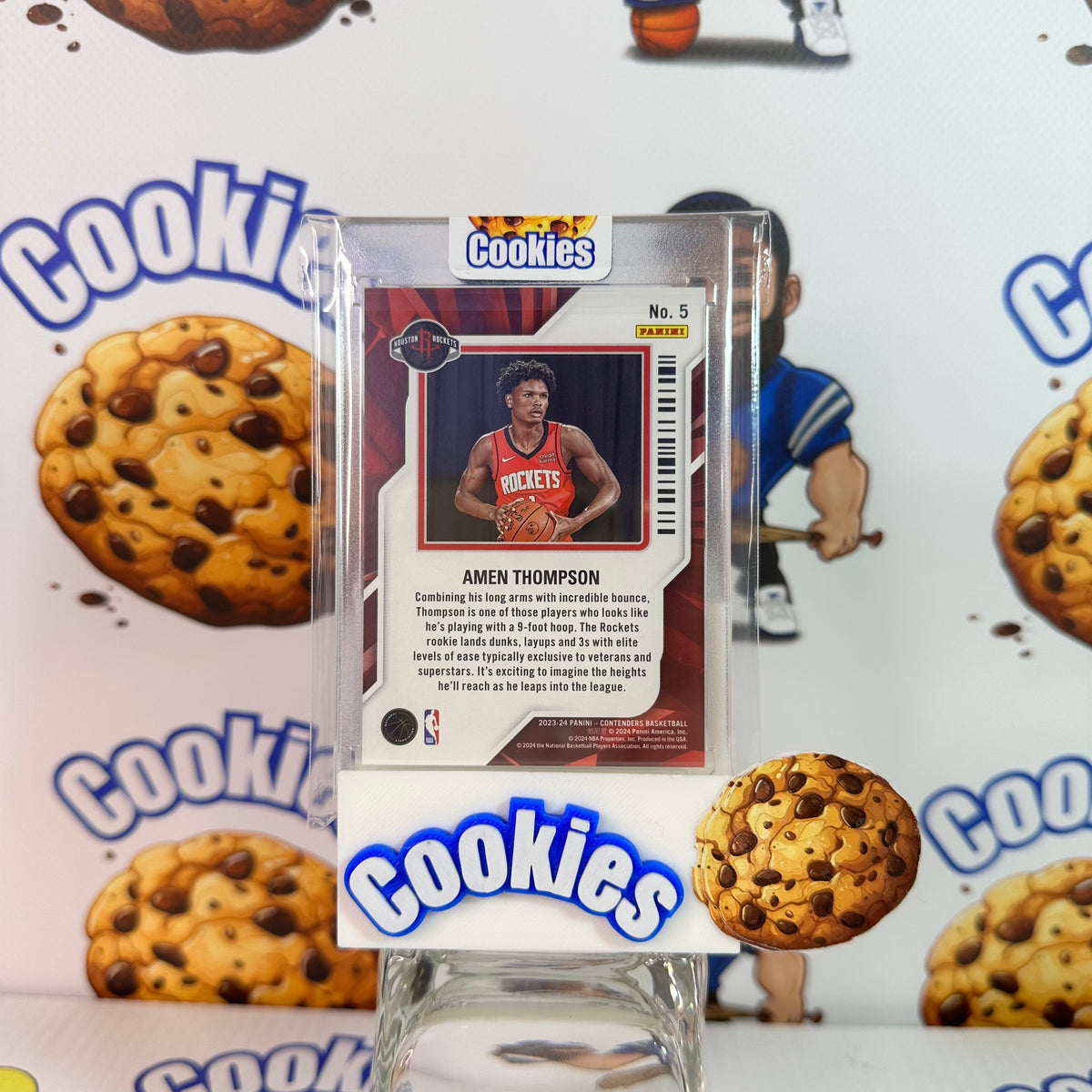 2023 Contenders AMEN THOMPSON Rookie of the Year /99 Rockets ©