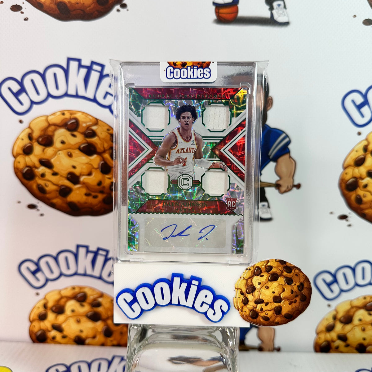 2021 Chronicles Cornerstones JALEN JOHNSON Rookie Cornerstones Jade Auto Hawke (C)