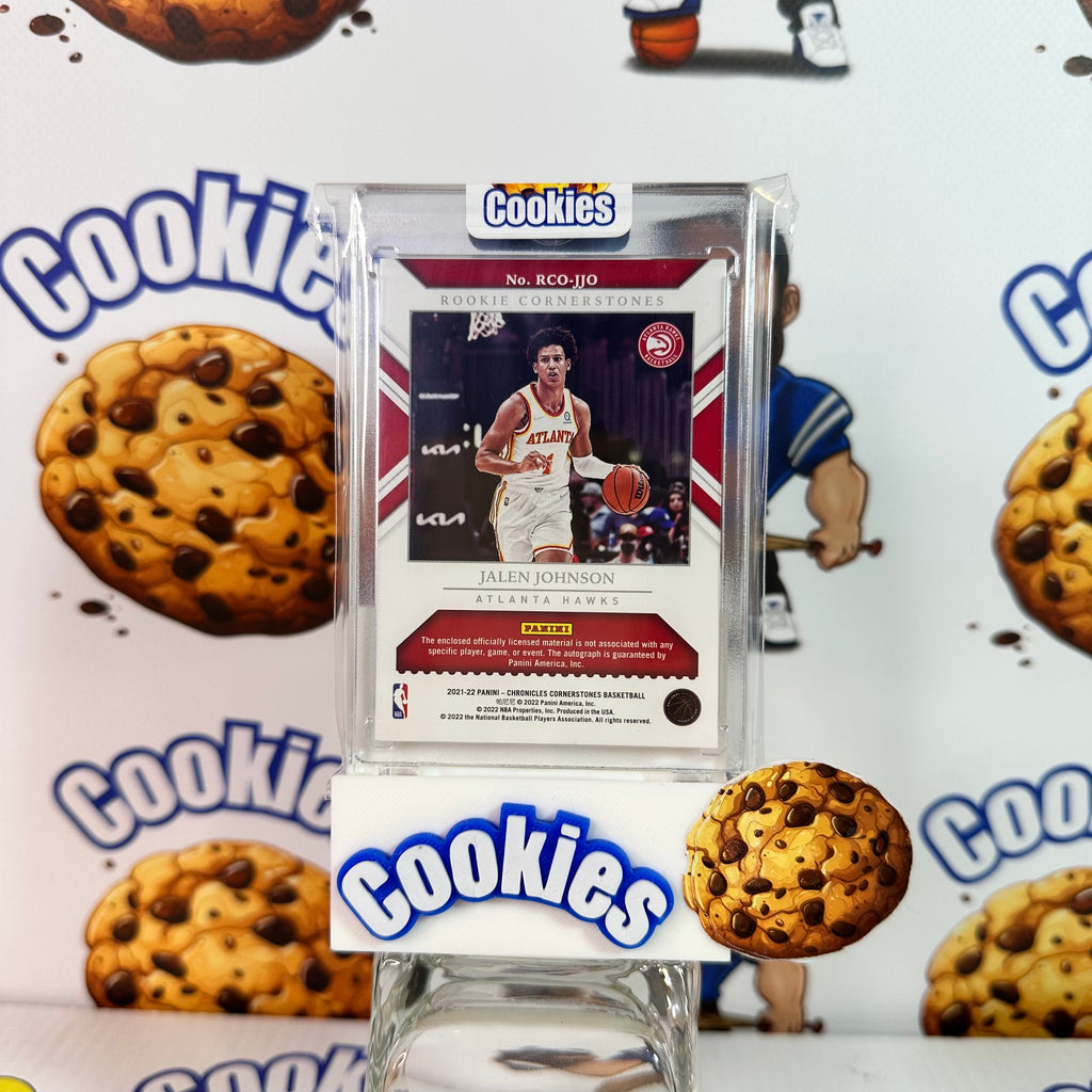 2021 Chronicles Cornerstones JALEN JOHNSON Rookie Cornerstones Jade Auto Hawke (C)