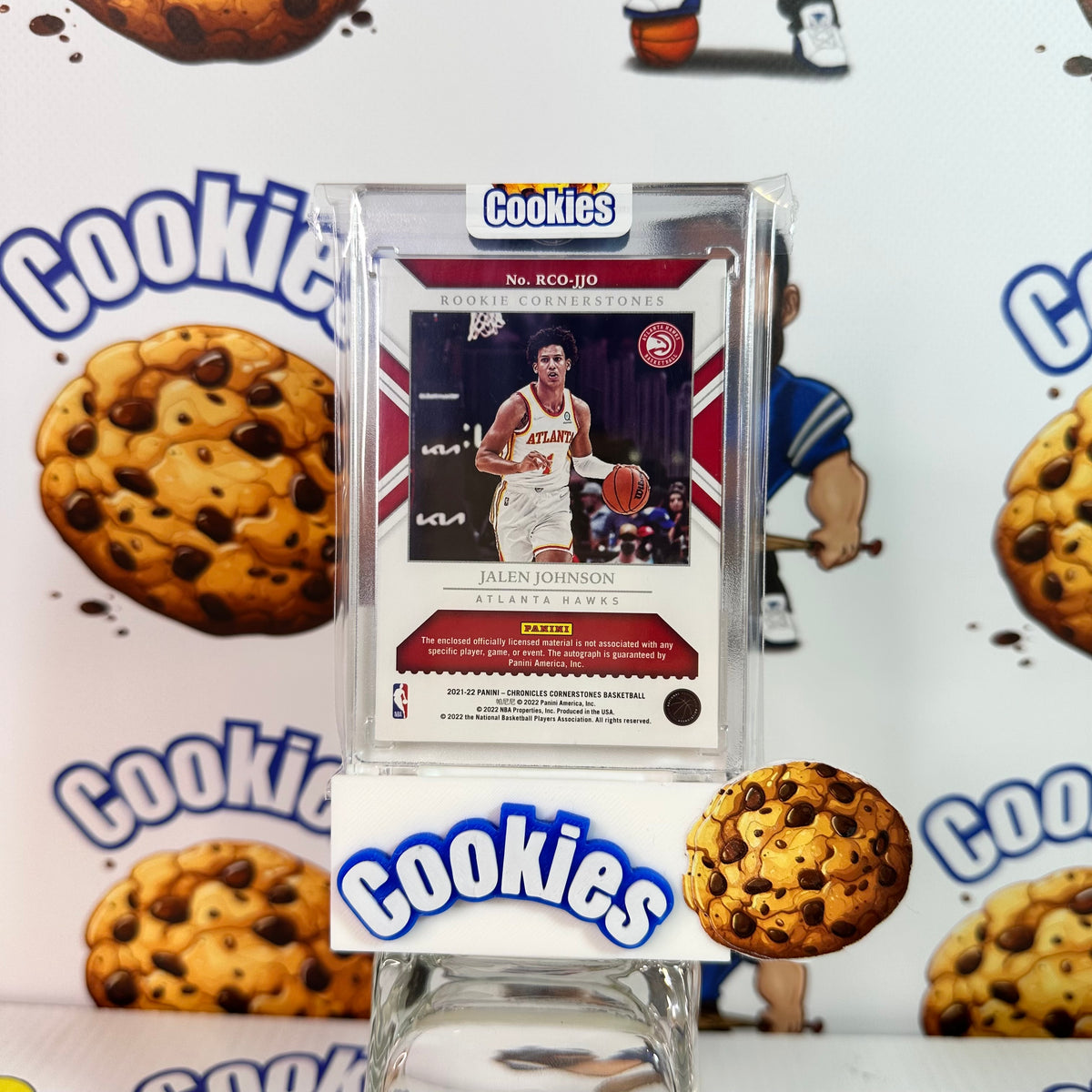 2021 Chronicles Cornerstones JALEN JOHNSON Rookie Cornerstones Jade Auto Hawke (C)