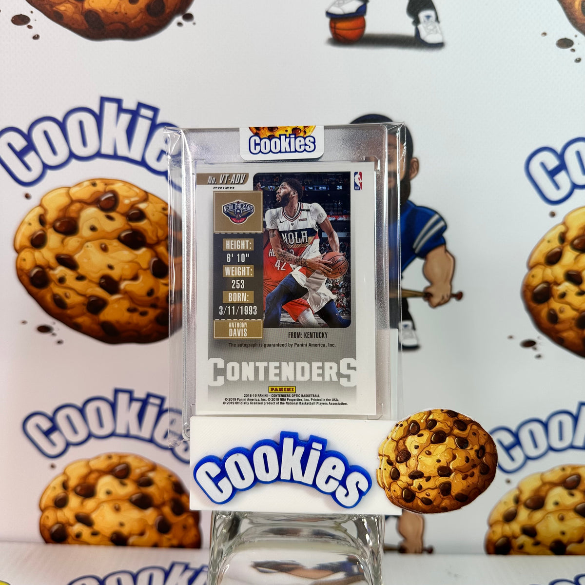 2018 Contenders Optic ANTHONY DAVIS Season Ticket Red /49 Pelicans ©