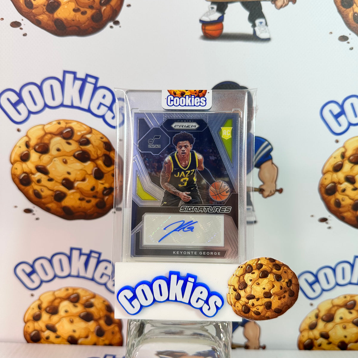 2023 Prizm KEYONTE GEORGE Signatures Rookie Auto Jazz ©