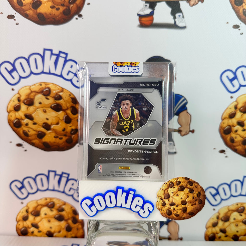 2023 Prizm KEYONTE GEORGE Signatures Rookie Auto Jazz ©