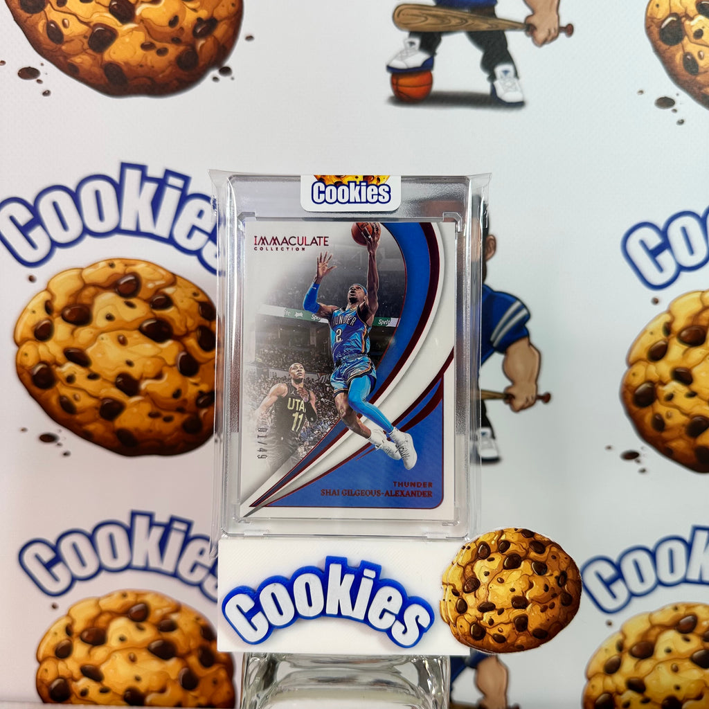 2023 Immaculate SHAI GILGEOUS-ALEXANDER Red 01/49 First Print OKC ©