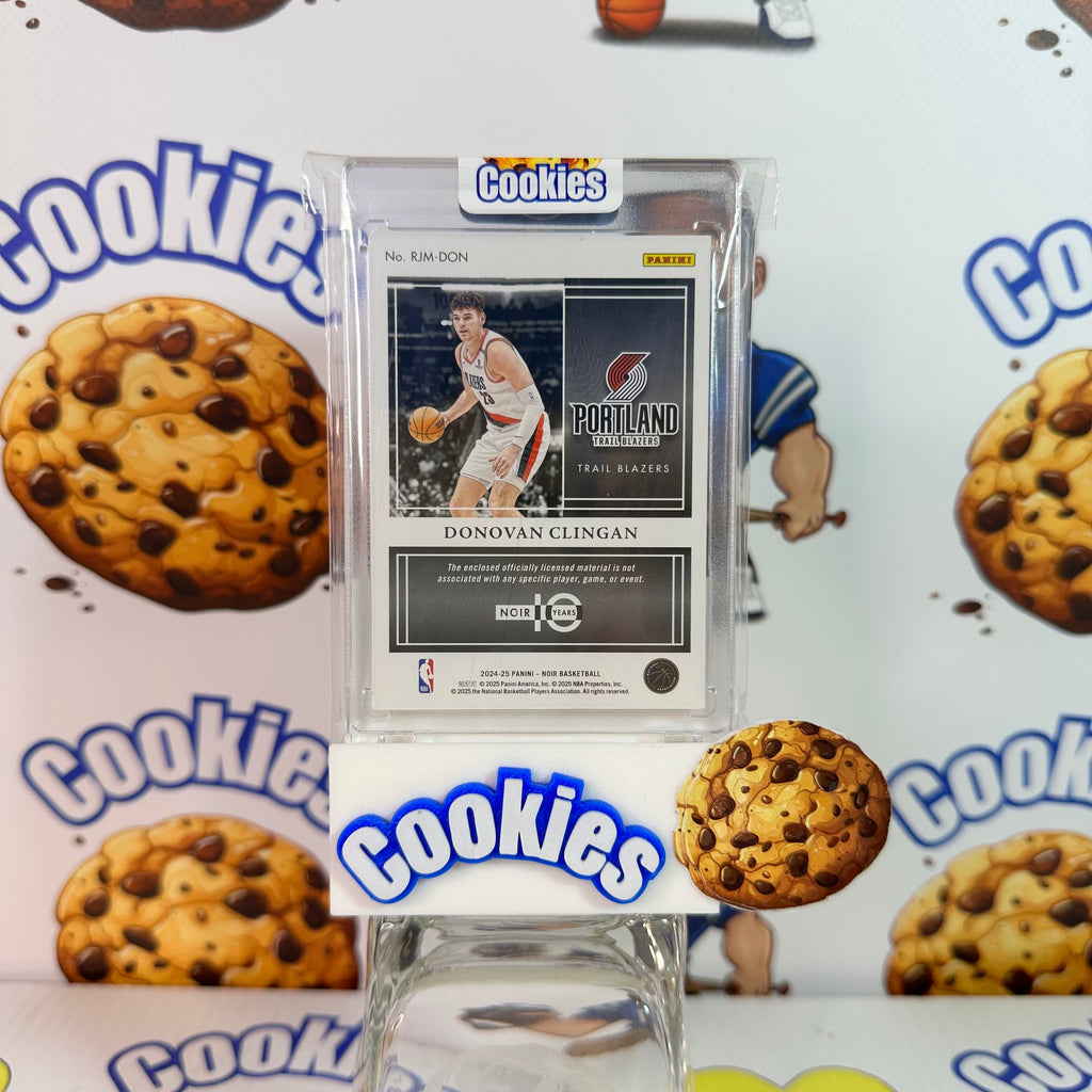 2024 NOIR DONOVAN CLINGAN Rookie Jumbo Patch /99 Blazers ©