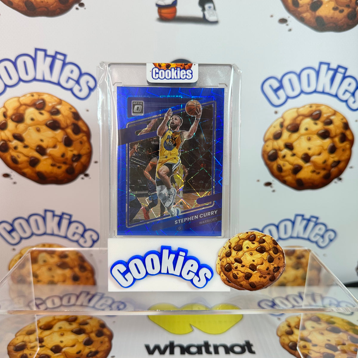 2021 Donruss Optic STEPHEN CURRY Blue Velocity Warriors
