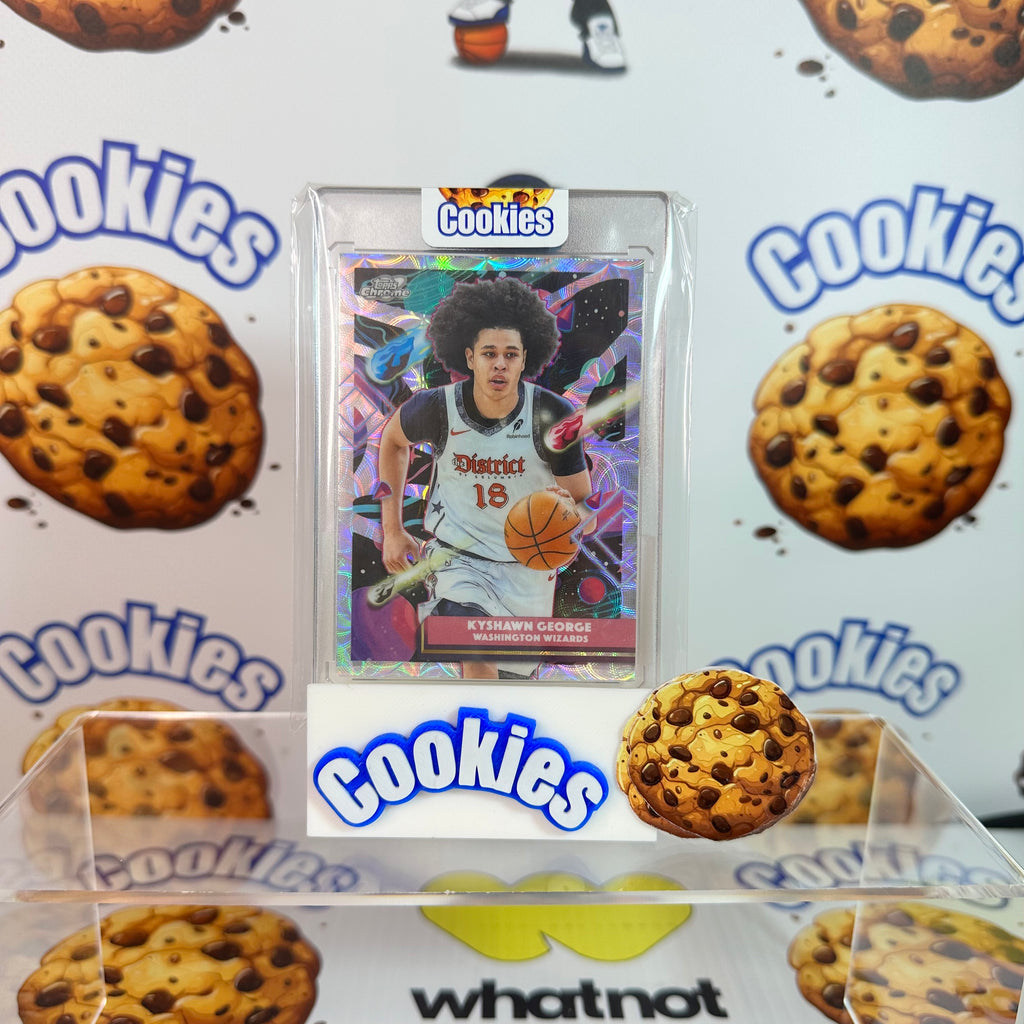 2025 Topps Cosmic KYSHAWN GEORGE Nucleus Refractor SSP Washington Wizards