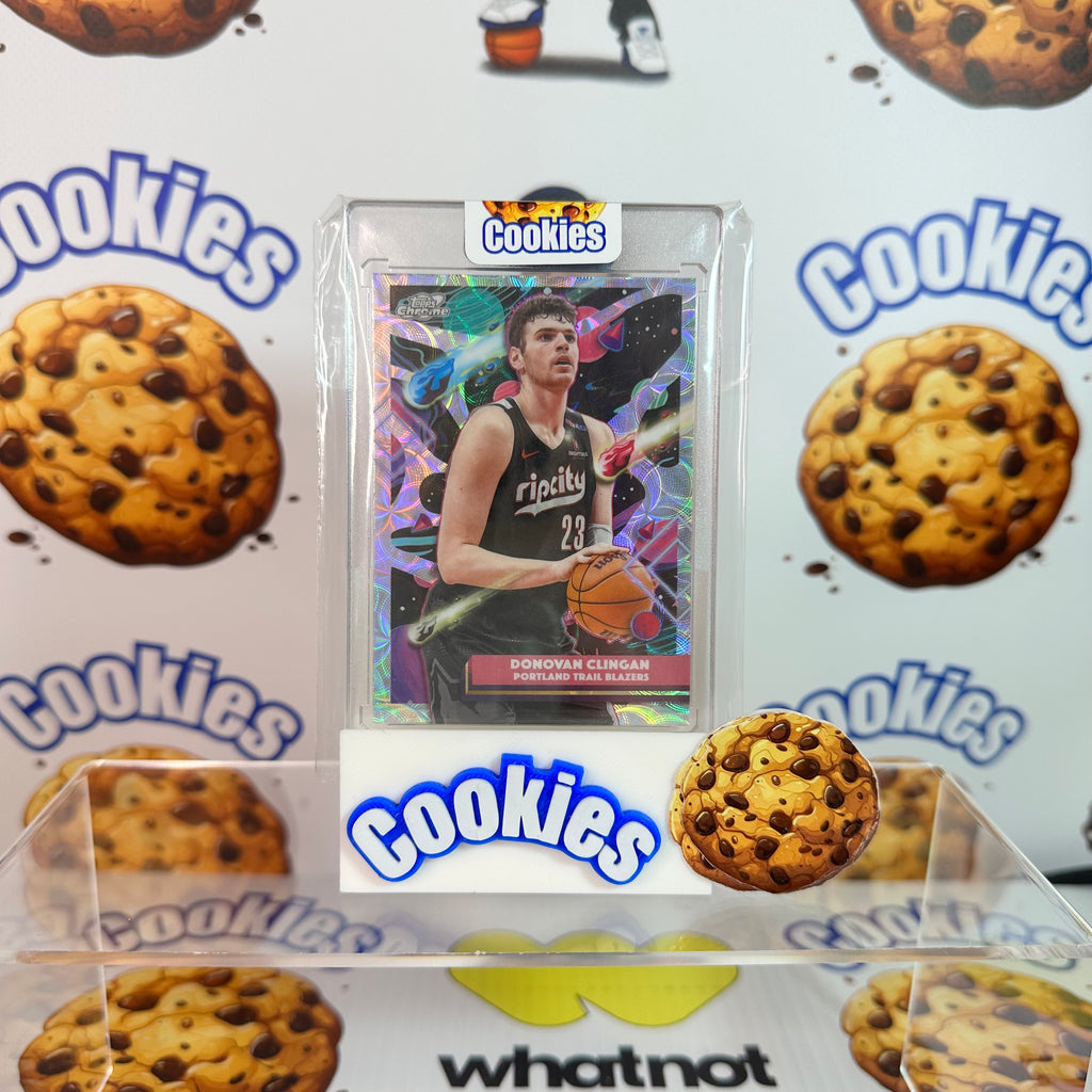 2025 Topps Cosmic DONOVAN CLINGAN Nucleus Refractor SSP Blazers