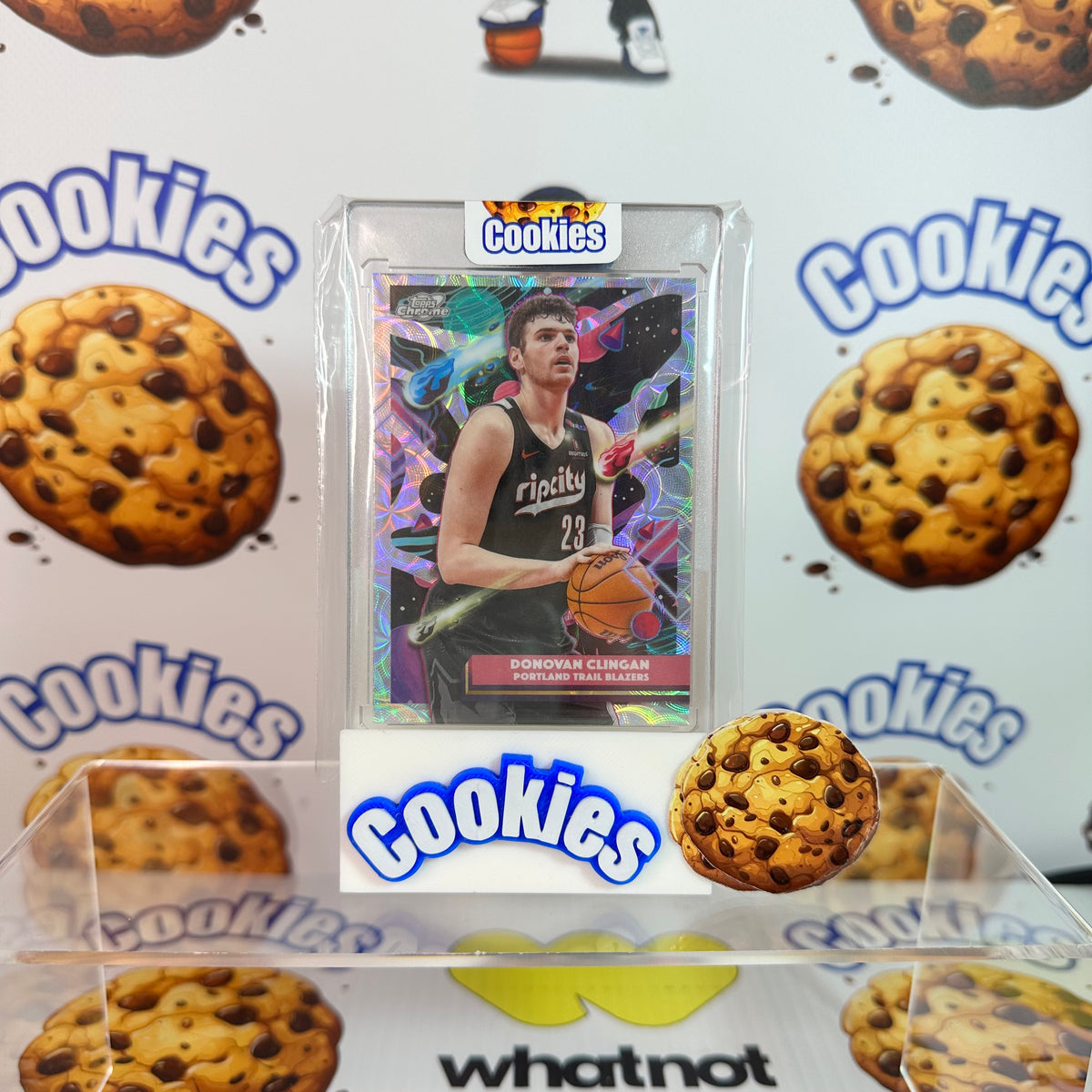 2025 Topps Cosmic DONOVAN CLINGAN Nucleus Refractor SSP Blazers