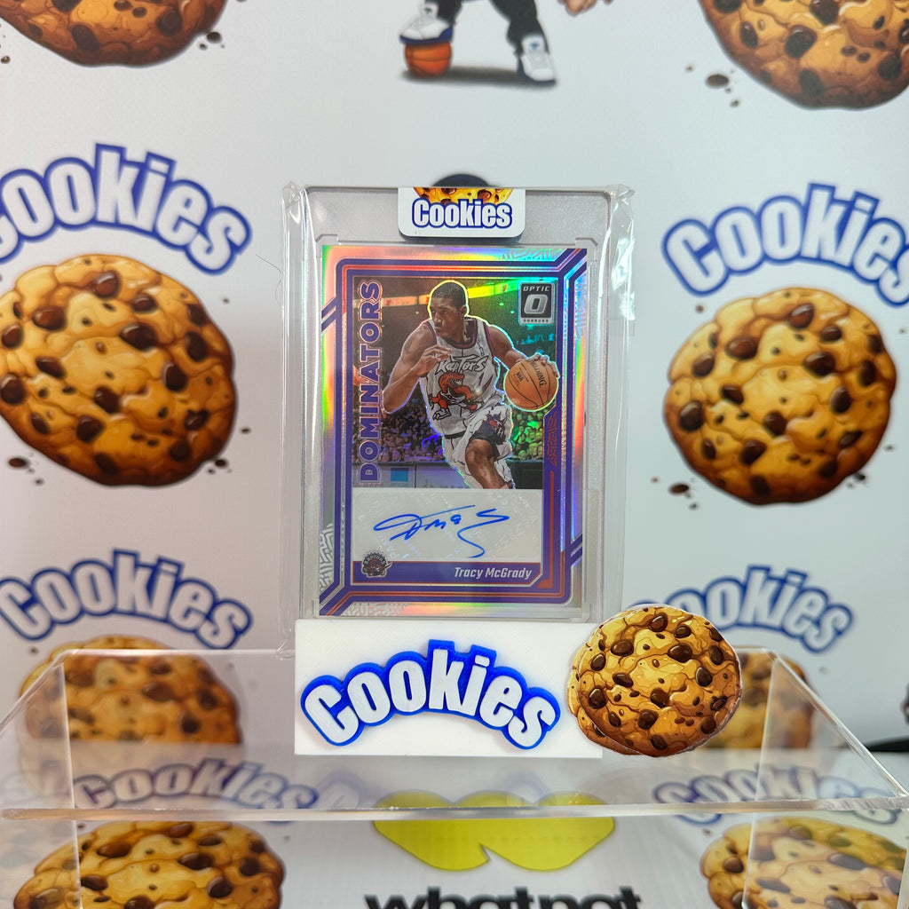 2023 Donruss Optic TRACY McGRADY Dominators Auto Holo /49 Raptors (C)
