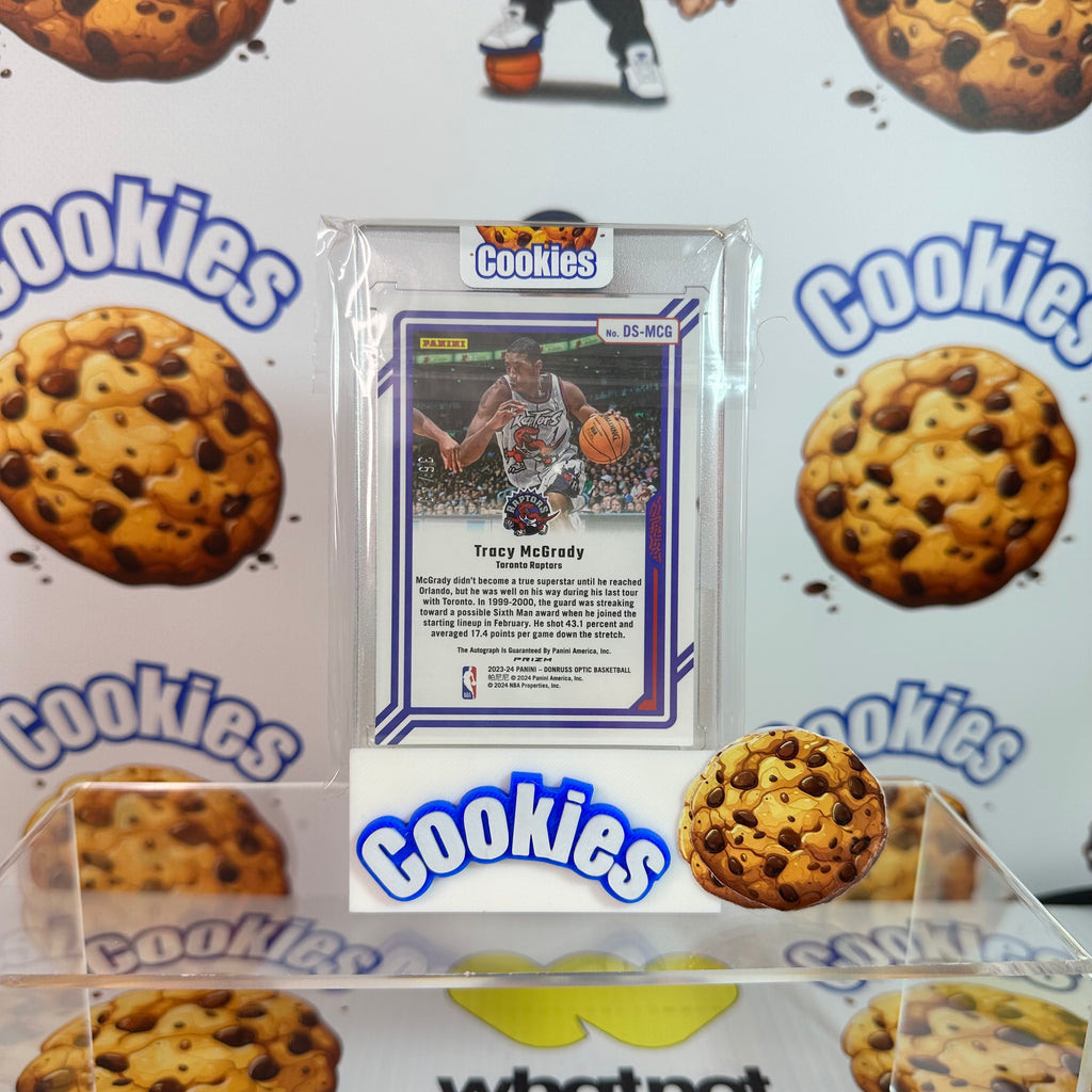 2023 Donruss Optic TRACY McGRADY Dominators Auto Holo /49 Raptors (C)