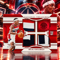 2023 National Treasures BILAL COULIBALY Triple Rookie Patch Red /24 Wizards (C)