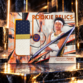 2025 Topps Motif JEREMIAH FEARS Rookie Relics Player Worn Cadmium Orange /25 Pelicans