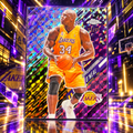 2025 Topps Chrome Update SHAQUILLE O'NEAL Purple Geometric /75 Lakers