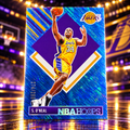 2024 NBA Hoops SHAQUILLE O'NEAL Tribute Premium Blue /299 Lakers