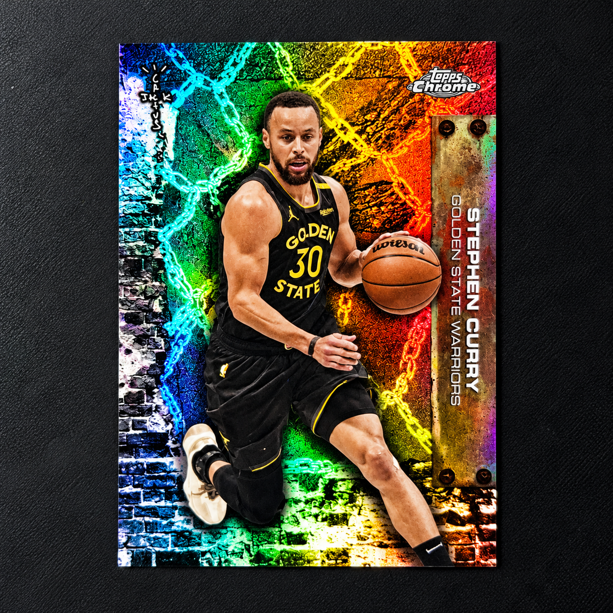 2025 Cactus Jack STEPHEN CURRY Refractor Warriors