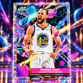2025 Topps Cosmic STEPHEN CURRY Nucleus Refractor Short Print Warriors