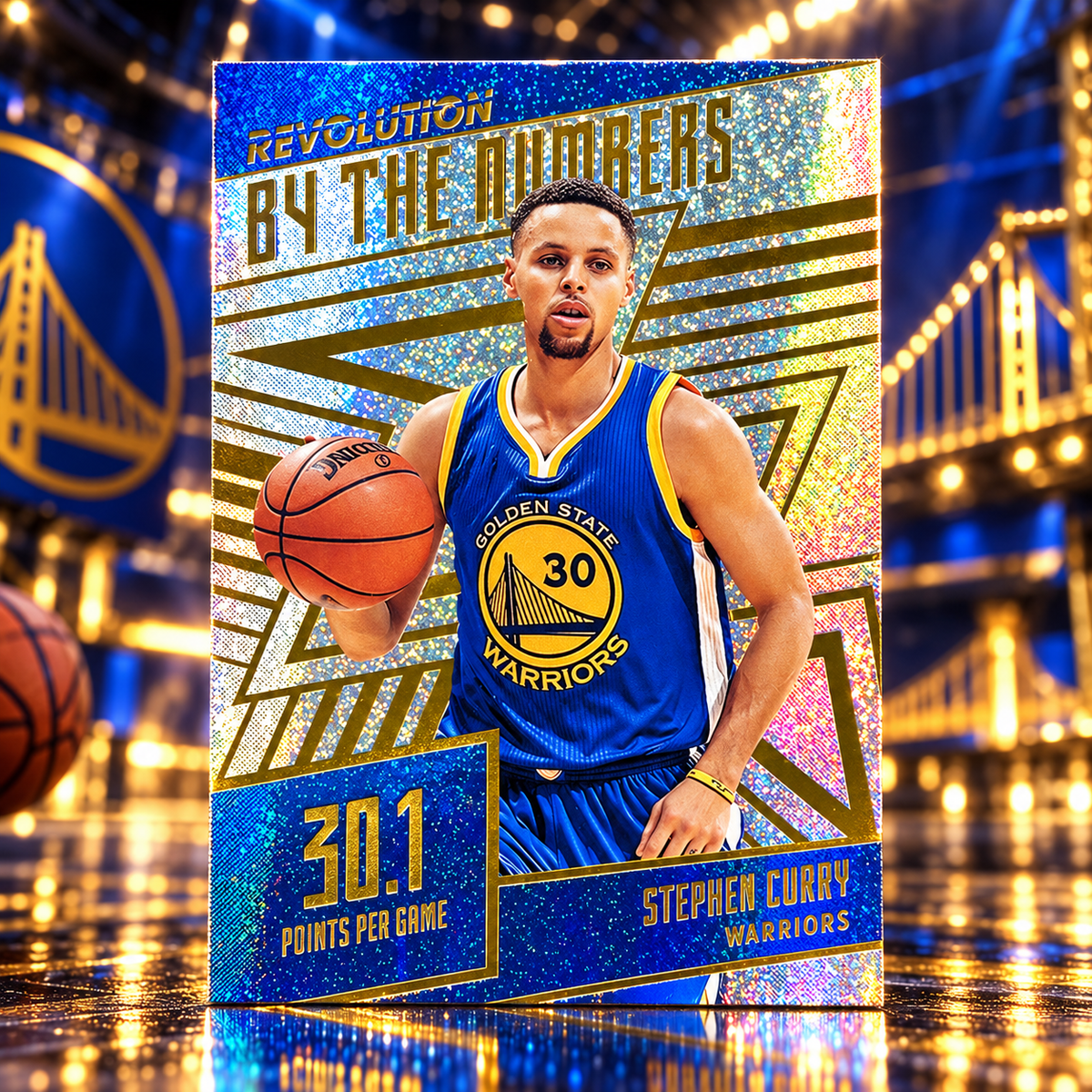 2016 Revolution STEPHEN CURRY By The Numbers Warriors