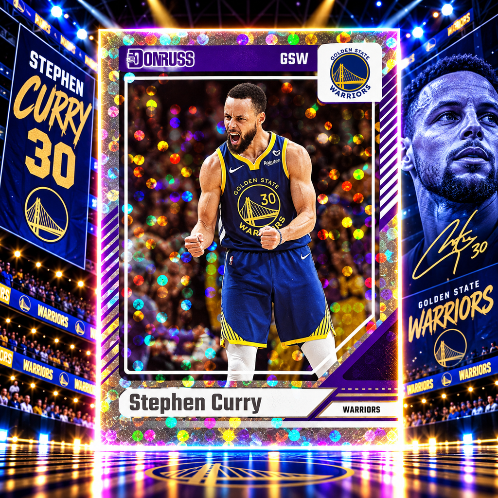 2024 Donruss STEPHEN CURRY Silver Disco Warriors